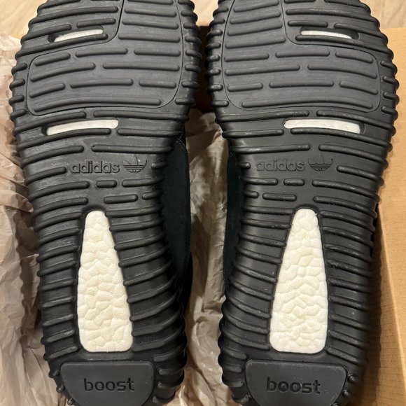 AUTHENTIC Adidas Yeezy Boost 350 Pirate Black 2015 Men’s 10.5 AQ2659 Worn Once main image 6